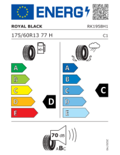 175/60 R13 TL 77H ROYALMILE... 2