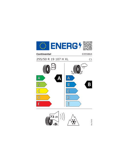 255/50 R19 107 H Continental Allseasoncontact