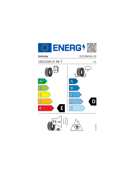 185/65 R15 88 T INFINITY - ECOSNOW (STUDDABLE) (TL)