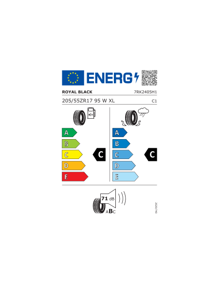 215/55 R18 99 V Royal Black Royal A/s Ii Xl Bsw M+s 3pmsf