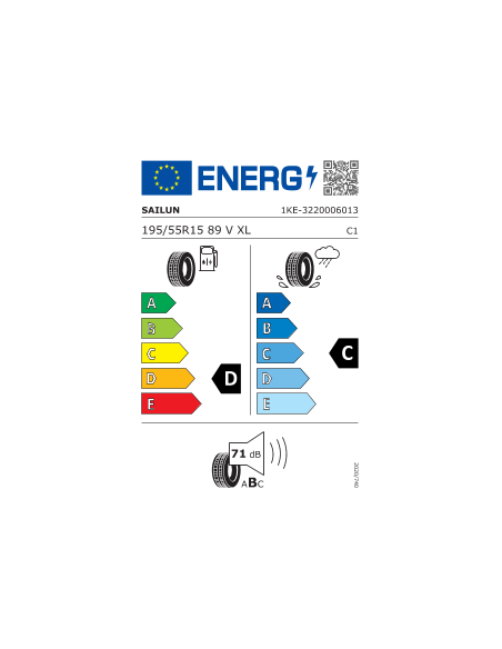 195/55 R15 89 V Sailun Atrezzo R01 Sport