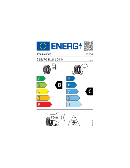 215/70 R16 104 H Starmaxx Incurro Winter W870