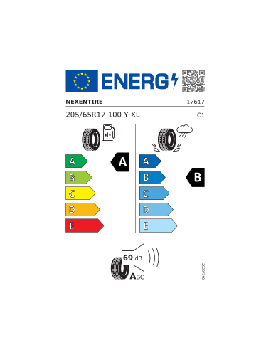 NFERA SPORT NEXEN 205 65 17 100 Y
