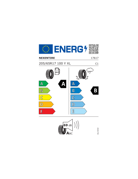 NFERA SPORT NEXEN 205 65 17 100 Y