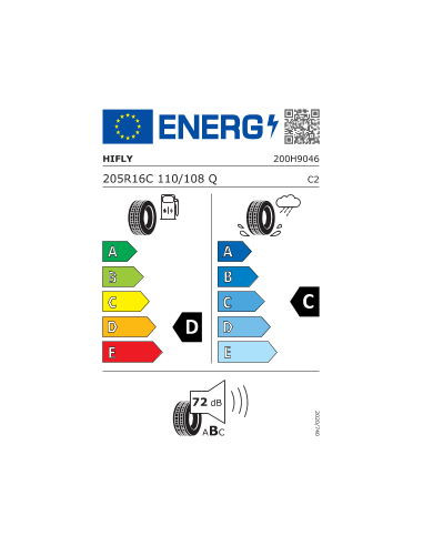 SUPER2000 HIFLY 205 80 16 110 Q
