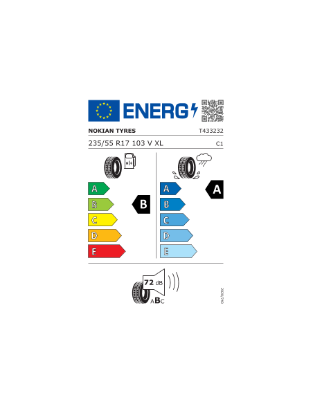 235/55 R17 TL 103V WETPROOF 1 XL MFS BSW 