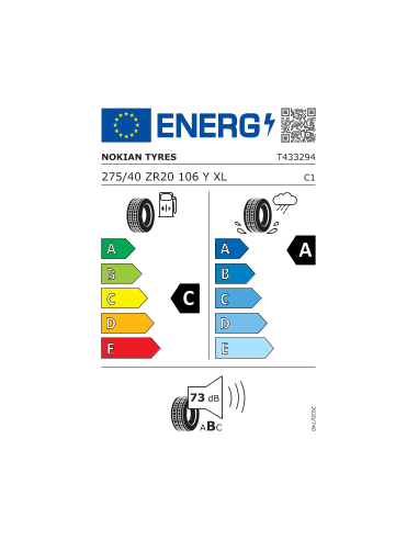 POWERPROOF 1 NOKIAN 275 40 20 106 Y