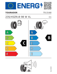 X SPEED TU1 TOURADOR 235 45... 2
