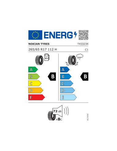 WETPROOF 1 NOKIAN 265 65 17 112 H