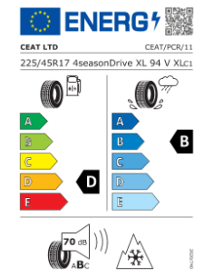 225/45 R17 TL 94V 4... 2