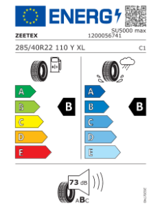 285/40 R22 TL 110Y SU5000... 2
