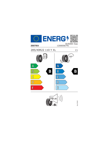 285/40 R22 TL 110Y SU 5000 MAX 