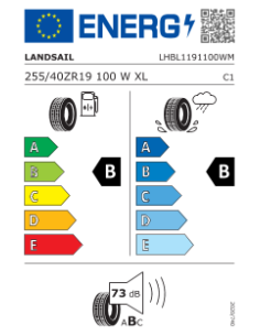 255/40 ZR19 TL 100W LS588... 2
