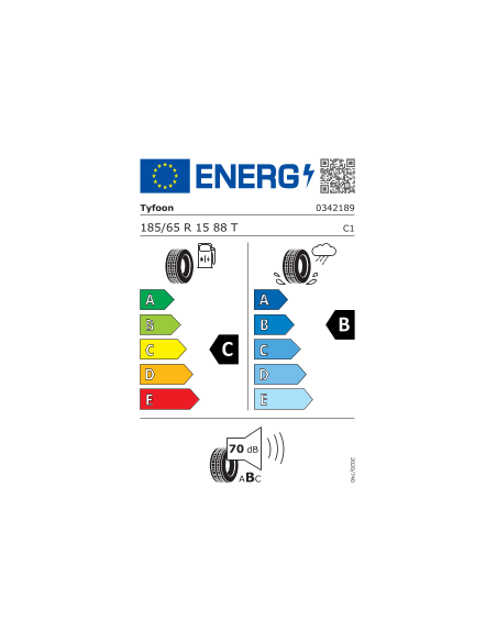 185/65 R15 88 T Tyfoon Successor 7 Bsw