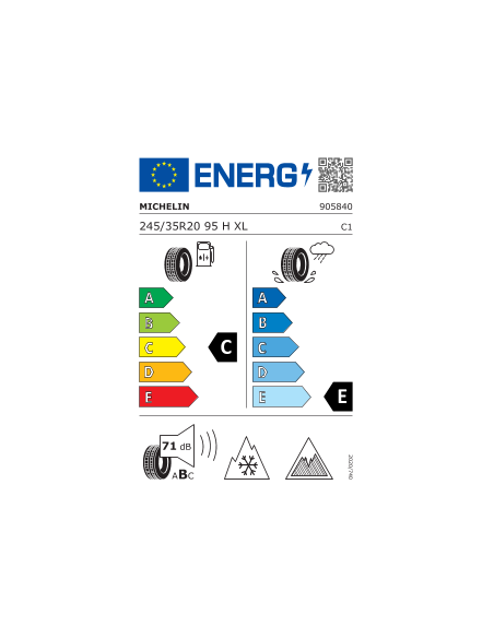 245/35 R20 95 H Michelin X-Ice Snow