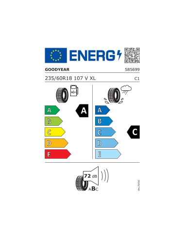 235/60 R18 TL 107V EAGLE F1...