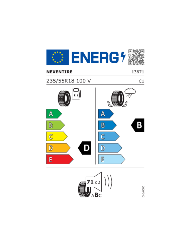 N FERA RU1 NEXEN 235 55 18 100 V