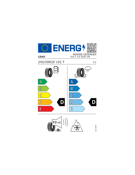 245/50 R20 102 T Leao Winter Defender Ice-i15 Suv