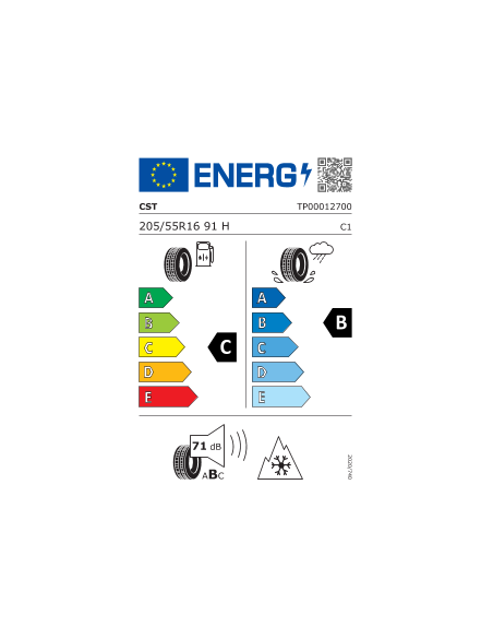 205/55 R16 91 H Cst Medallion Winter Wcp1