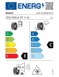 205/45 R16 TL 87H RXFROST... 2