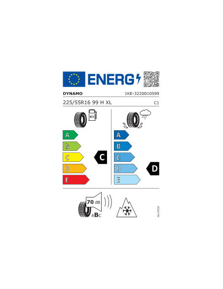 225/55 R16 99 H Dynamo Mwh01