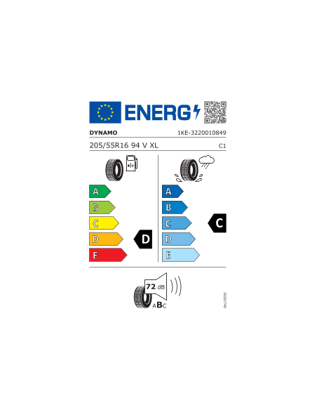 205/55 R16 94 H Dynamo  Mwh01