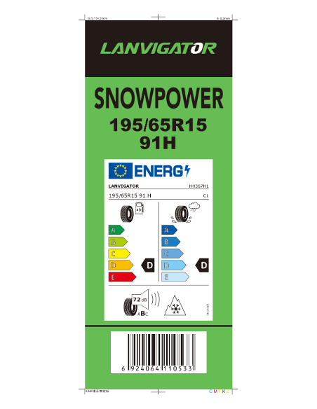 195/65 R15 91 H Lanvigator - Snowpower bsw m+s 3pmsf