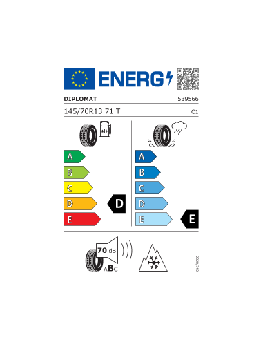 145/70 R13 TL 71T DIPLOMAT WINTER ST...