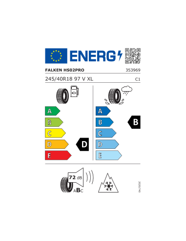 EUROWINTER HS02PRO FALKEN 245 40 18 97 V
