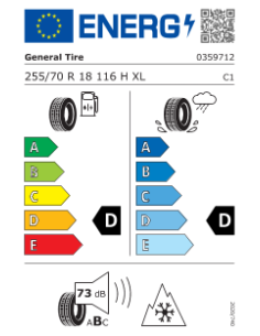 255/70 R18 TL 116H GRABBER... 2